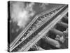 Sculptured Frieze of the US Supreme Court Building Emblazoned with Equal Justice under Law-Margaret Bourke-White-Stretched Canvas