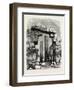 Sculptured Pillar from the Temple of Karnak, Egypt, 1879-null-Framed Giclee Print