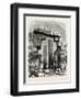 Sculptured Pillar from the Temple of Karnak, Egypt, 1879-null-Framed Giclee Print