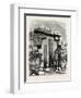 Sculptured Pillar from the Temple of Karnak, Egypt, 1879-null-Framed Giclee Print