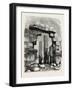 Sculptured Pillar from the Temple of Karnak, Egypt, 1879-null-Framed Giclee Print