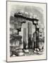 Sculptured Pillar from the Temple of Karnak, Egypt, 1879-null-Mounted Giclee Print