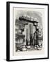 Sculptured Pillar from the Temple of Karnak, Egypt, 1879-null-Framed Giclee Print