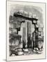 Sculptured Pillar from the Temple of Karnak, Egypt, 1879-null-Mounted Giclee Print