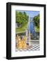 Sculptures and fountains of Grand Cascade, Peterhof, Saint Petersburg, Russia-Ian Trower-Framed Photographic Print