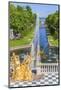 Sculptures and fountains of Grand Cascade, Peterhof, Saint Petersburg, Russia-Ian Trower-Mounted Photographic Print