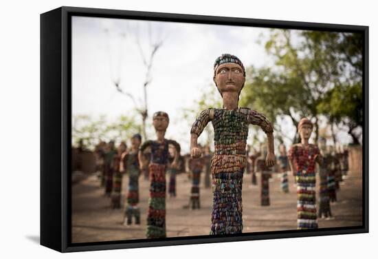 Sculptures at the Rock Garden, Built by Nek Chand, Chandigarh, Punjab and Haryana Provinces, India-Ben Pipe-Framed Stretched Canvas