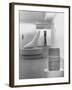 Sculptures by Brancusi on Exhibit at the Guggenheim Museum-Nina Leen-Framed Photographic Print