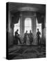 Sculptures by Elie Nadelman Standing Around the Parlor of the Deceased Artist's Home-W^ Eugene Smith-Stretched Canvas