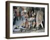 Sculptures of Soldiers, Detail from Crucifixion-Gaudenzio Ferrari-Framed Giclee Print