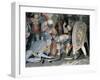 Sculptures of Soldiers, Detail from Crucifixion-Gaudenzio Ferrari-Framed Giclee Print