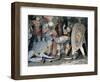 Sculptures of Soldiers, Detail from Crucifixion-Gaudenzio Ferrari-Framed Giclee Print