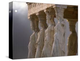 Sculptures of the Caryatid Maidens Support the Pediment of the Erecthion Temple-Nancy Noble Gardner-Stretched Canvas