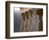 Sculptures of the Caryatid Maidens Support the Pediment of the Erecthion Temple-Nancy Noble Gardner-Framed Photographic Print