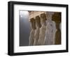 Sculptures of the Caryatid Maidens Support the Pediment of the Erecthion Temple-Nancy Noble Gardner-Framed Photographic Print