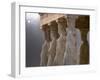 Sculptures of the Caryatid Maidens Support the Pediment of the Erecthion Temple-Nancy Noble Gardner-Framed Photographic Print