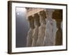 Sculptures of the Caryatid Maidens Support the Pediment of the Erecthion Temple-Nancy Noble Gardner-Framed Photographic Print