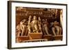 Sculptures on Jain Temple, Khajuraho, UNESCO World Heritage Site, Madhya Pradesh, India, Asia-Bhaskar Krishnamurthy-Framed Photographic Print