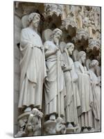 Sculptures on Notre-Dame, Paris, France-Lisa S. Engelbrecht-Mounted Premium Photographic Print