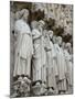 Sculptures on Notre-Dame, Paris, France-Lisa S. Engelbrecht-Mounted Photographic Print
