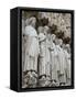 Sculptures on Notre-Dame, Paris, France-Lisa S. Engelbrecht-Framed Stretched Canvas