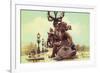 Sculptures On Pont Alexandre III-Cora Niele-Framed Giclee Print