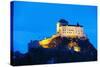 Scuol Castle (Schloss Tarasp), Scuol-Tarasp, Graubunden, Swiss Alps, Switzerland, Europe-Christian Kober-Stretched Canvas