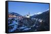 Scuol, Graubunden, Swiss Alps, Switzerland, Europe-Christian Kober-Framed Stretched Canvas