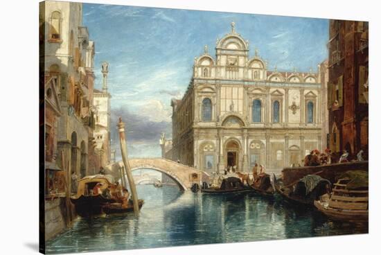 Scuola di San Marco, Venice, 1860-James Holland-Stretched Canvas