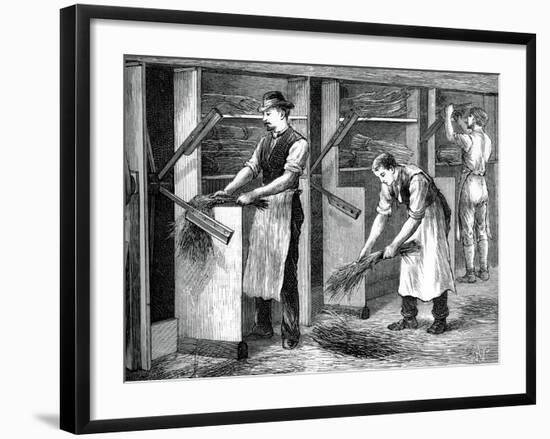 Scutching Mill, C1880-null-Framed Giclee Print