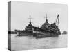 Scuttled French Warships, Toulon Harbor-null-Stretched Canvas