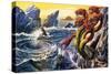 Scylla Attacking Olysseus's Ship-Payne-Stretched Canvas