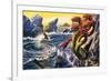 Scylla Attacking Olysseus's Ship-Payne-Framed Giclee Print