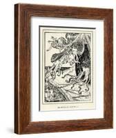 Scylla the Six-Headed Monster-Henry Justice Ford-Framed Art Print