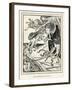 Scylla the Six-Headed Monster-Henry Justice Ford-Framed Art Print