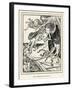 Scylla the Six-Headed Monster-Henry Justice Ford-Framed Art Print
