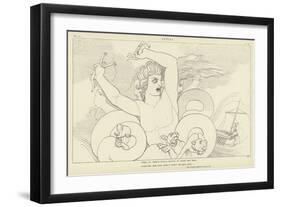 Scylla-John Flaxman-Framed Giclee Print