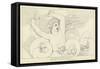 Scylla-John Flaxman-Framed Stretched Canvas