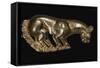 Scythian gold plaque from a shield or breastplate depicting a panther, 6th century BC-Unknown-Framed Stretched Canvas