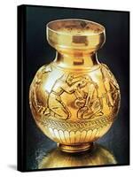 Scythian Vase from Kul-Oba Kurgan, Crimea, Depicting a Dentist at Work, 4th Century BC-null-Stretched Canvas