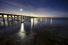 Port Noarlunga After Dark-SD Smart-Photographic Print