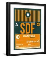 SDF Louisville Luggage Tag I-NaxArt-Framed Art Print