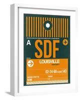 SDF Louisville Luggage Tag I-NaxArt-Framed Art Print