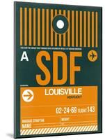 SDF Louisville Luggage Tag I-NaxArt-Mounted Art Print