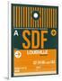 SDF Louisville Luggage Tag I-NaxArt-Framed Art Print