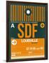 SDF Louisville Luggage Tag I-NaxArt-Framed Art Print