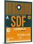 SDF Louisville Luggage Tag I-NaxArt-Mounted Art Print