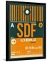 SDF Louisville Luggage Tag I-NaxArt-Framed Art Print