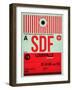 SDF Louisville Luggage Tag II-NaxArt-Framed Art Print