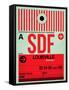 SDF Louisville Luggage Tag II-NaxArt-Framed Stretched Canvas